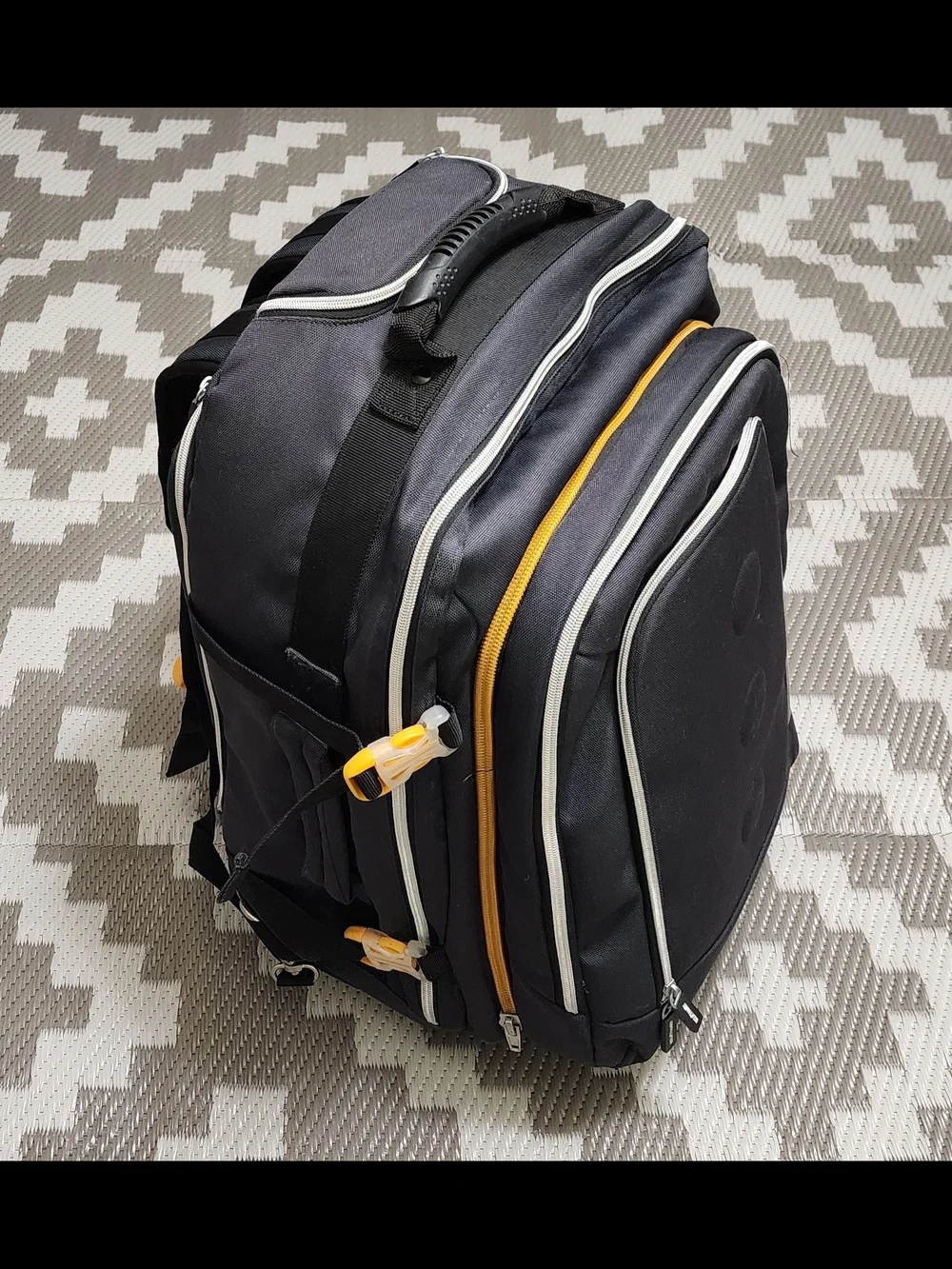 IKEA Black Backpack with Yellow Accent - Picture 2 of 11